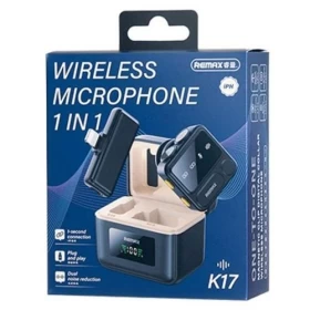 Remax K17 1-in-1 Wireless Lavalier Microphone for iPhone