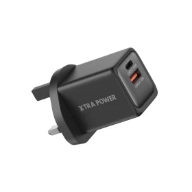 Extra Power 48W Fast Wall Charger with USB-C & USB-A Ports