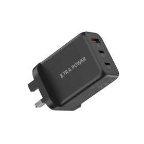 XTRA POWER 100W GaN Fast Wall Charger, 4-Port USB-C and USB-A
