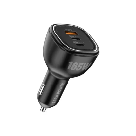 XTRA POWER 165W Fast Car Charger with 3 Ports USB-C, USB-C, USB-A