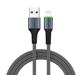 Extra Power MFi Certified USB-A to Lightning Solid Braided Cable 12W - 1m