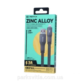 REMAX Pisces Series CB37 Zinc Alloy Braided Data Cable 1.2M A-L 3A