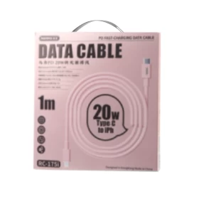 Remax RC-175i USB-C to Lightning Cable – 20W, 1m, Pink