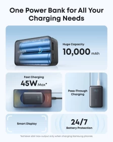 Anker Nano 10K 45W Power Bank - Black