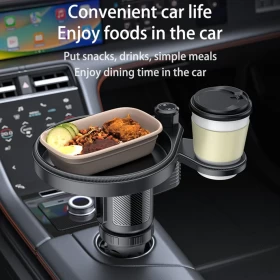 Yesido C180 3-in-1 Cup Holder – Black
